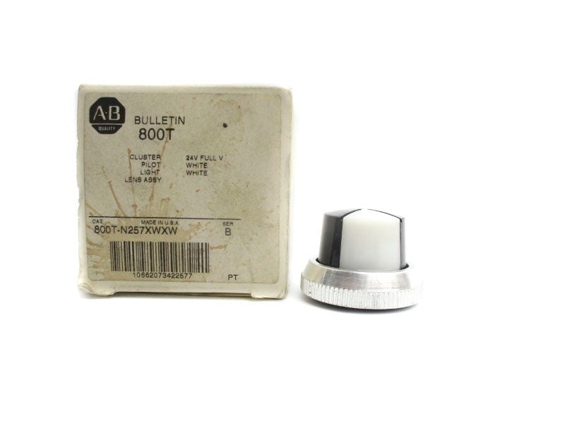 ALLEN BRADLEY 800T-N257XWXW SER. B 24V (WH) NSMP