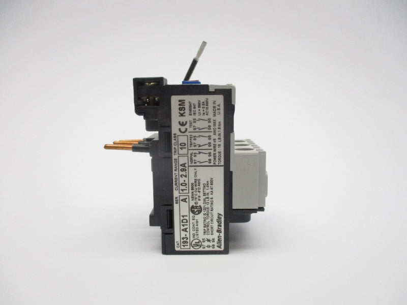 ALLEN BRADLEY 193-A1D1 SER. A 690V 1.0-2.9A NSNP