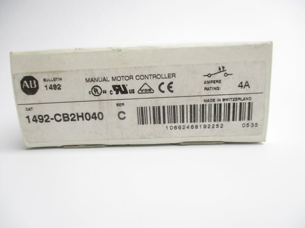 ALLEN BRADLEY 1492-CB2H040 SER. C 277VAC 4A (WH) NSMP
