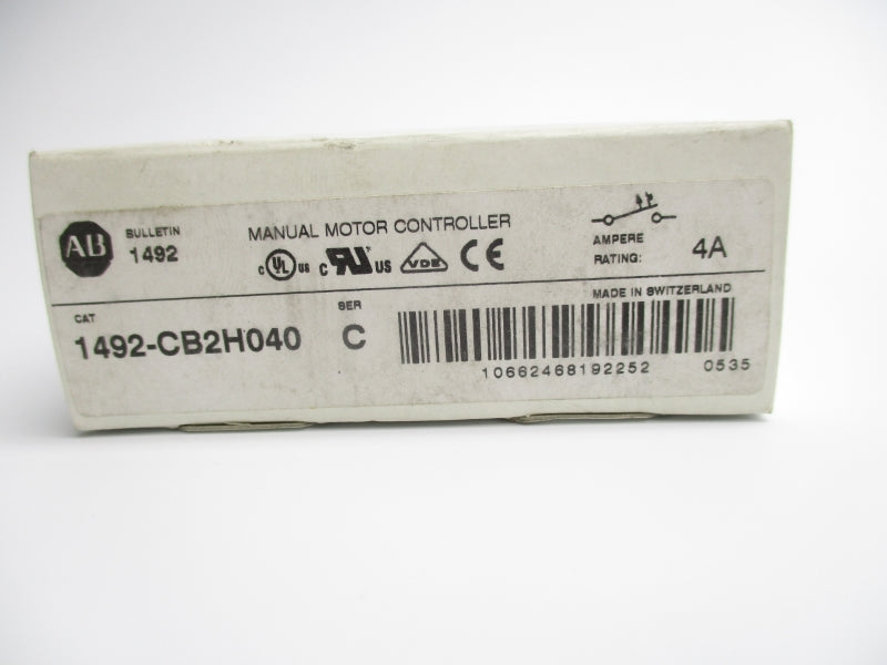 ALLEN BRADLEY 1492-CB2H040 SER. C 277VAC 4A (WH) NSMP