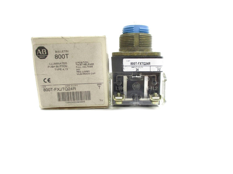 ALLEN BRADLEY 800T-FXJTQ24R SER. T 24V (AS PICTURED) (WH) NSMP