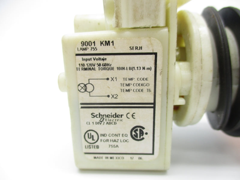 SCHNEIDER ELECTRIC 9001KM1A SER. H 110-120V NSNP