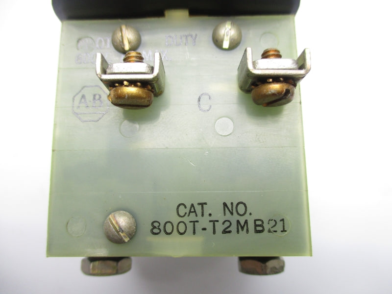 ALLEN BRADLEY 800T-T2MB21 600VAC NSNP