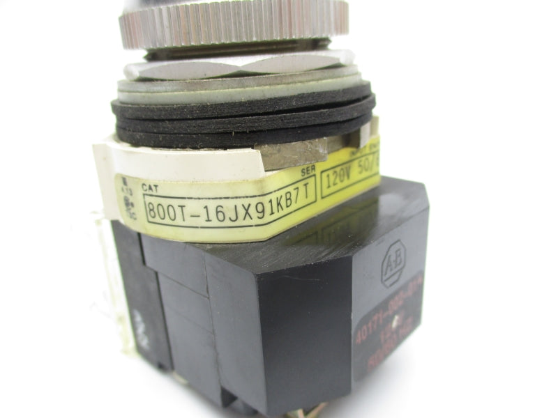 ALLEN BRADLEY 800T-16JX91KB7 SER. T 120V (AS PICTURED) NSNP