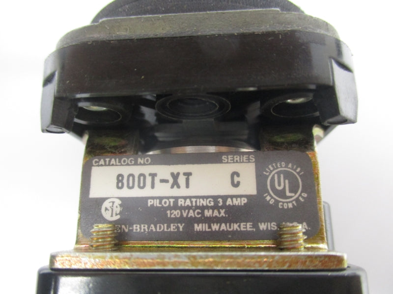 ALLEN BRADLEY 800T-XT SER. C 120VAC 3A NSNP
