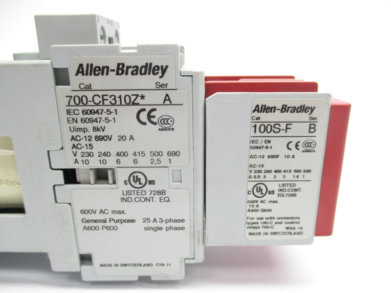 ALLEN BRADLEY 700-CF310ZD SER. A 24VDC 20A NSNP