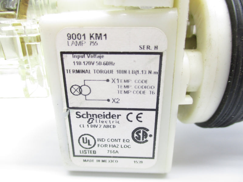 SCHNEIDER ELECTRIC 9001KM1G SER. H 110-120V (AS PICTURED2) NSNP