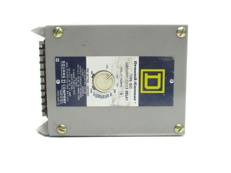 SQUARE D GC100 SER. 2 120VAC 0.1A .033SEC (AS PICTURED) NSNP