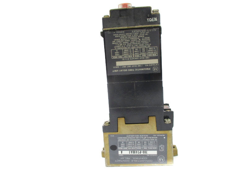 ALLEN BRADLEY 700-PT400A1 SER. A 120V 60A 0.1-6.0S UNMP