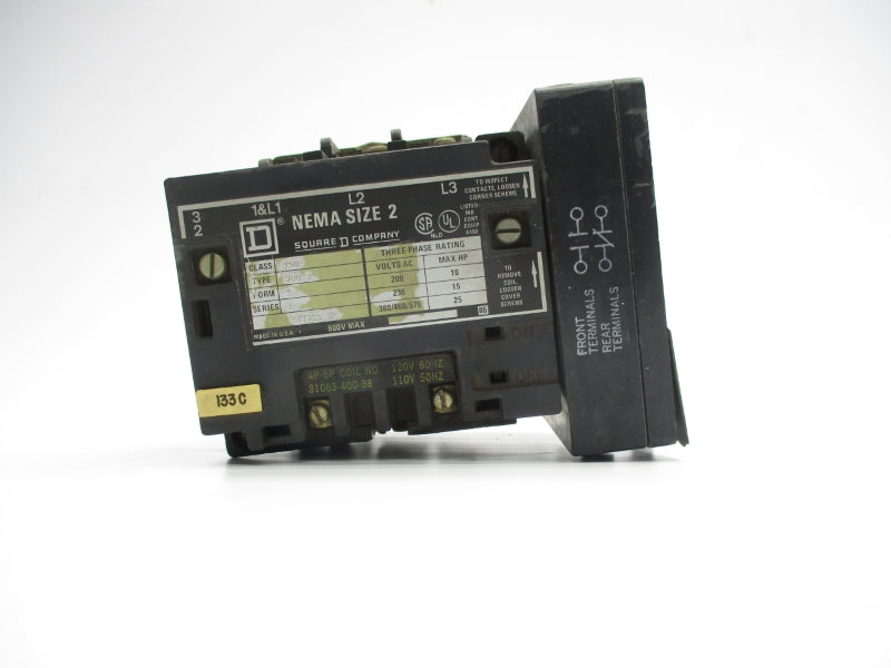 SQUARE D 8502SDO2 SER. A 110/120V UNMP