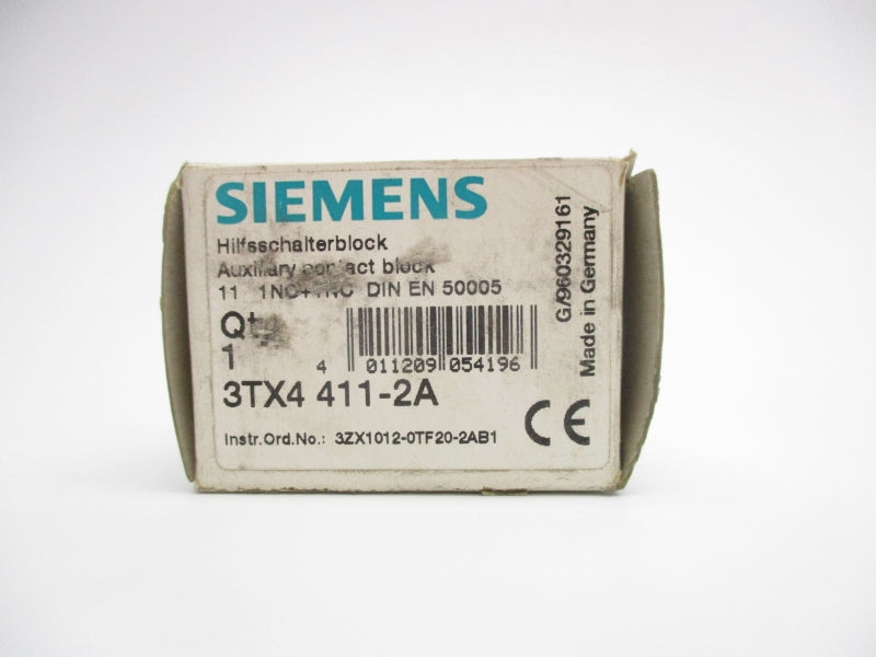SIEMENS 3TX4411-2A 500V 2A NSMP