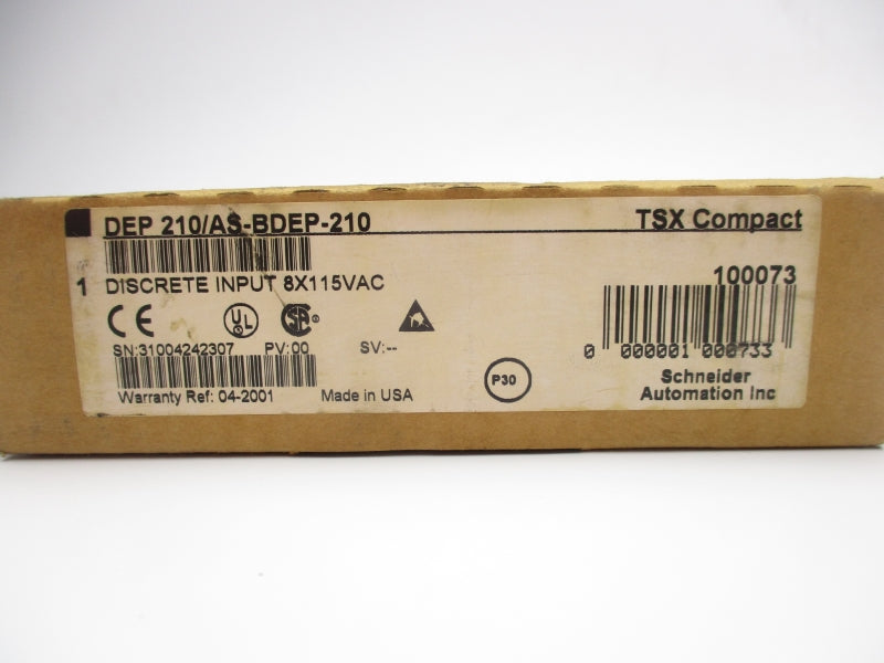 SCHNEIDER AUTOMATION DEP210/AS-BDEP-210 115VAC NSFS