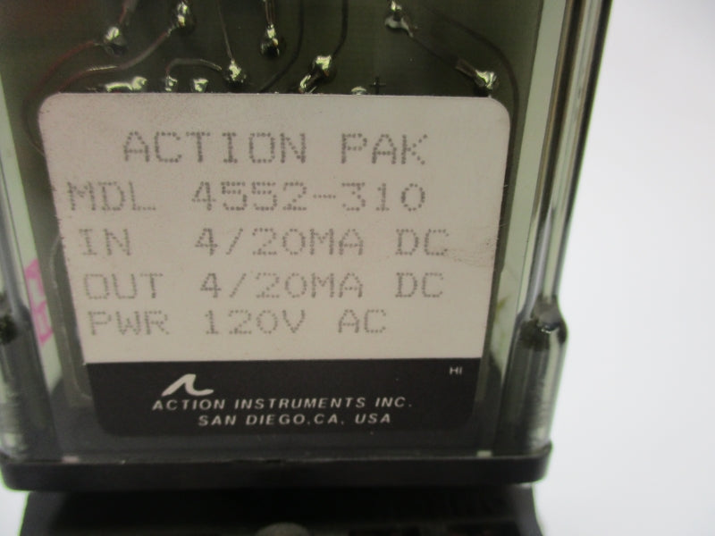 ACTION INSTRUMENTS 4552-310 120VAC UNMP