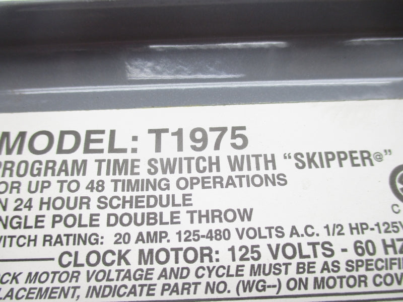INTERMATIC T1975 125V 20A 24HR NSNP