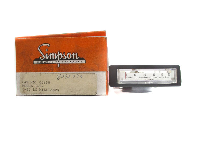 SIMPSON 06750 1522 0-50DC NSMP