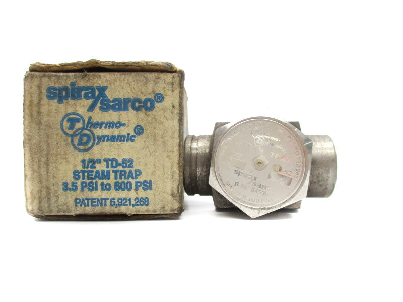 SPIRAX SARCO 54530 TD-52 3.5-600PSI 1/2" NSMP