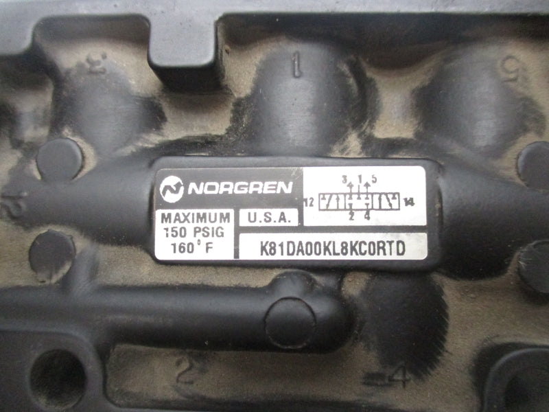 NORGREN K81DA00KL8KC0RTD 150PSI NSNP