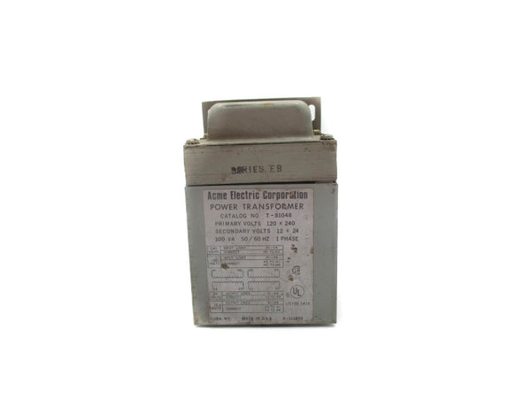 ACME ELECTRIC T-81048 120/240V UNMP