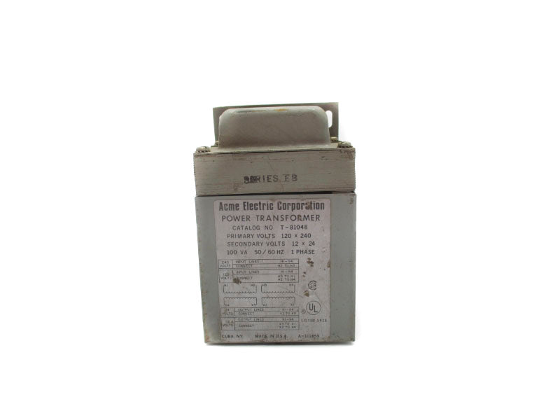 ACME ELECTRIC T-81048 120/240V UNMP