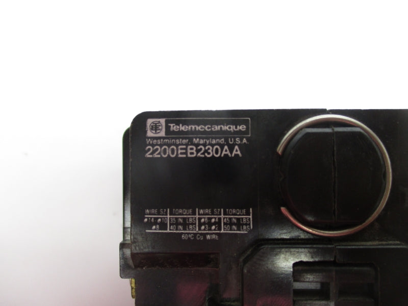 TELEMECANIQUE 2200EB230AA 110-120V UNMP