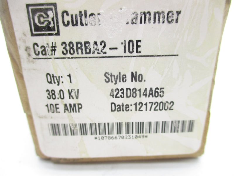 CUTLER HAMMER 38RBA2-10E 38.0KV 10EA NSFS