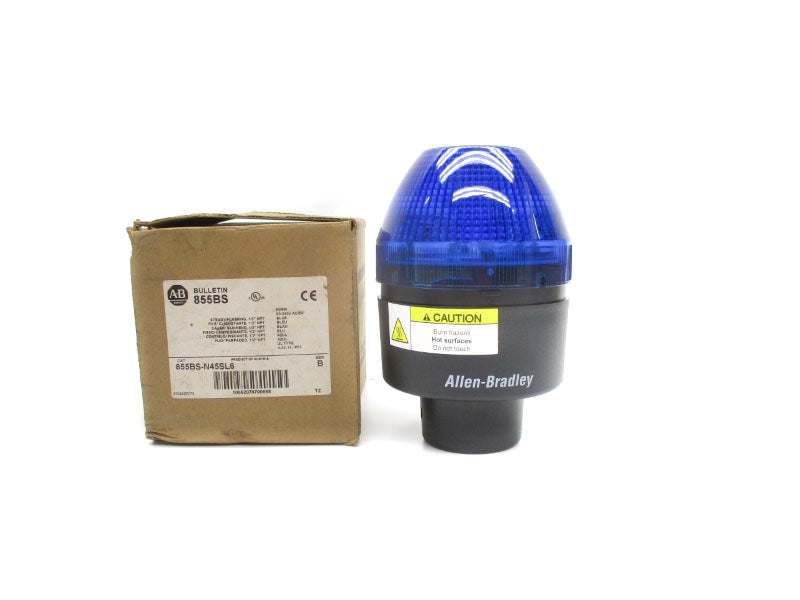 ALLEN BRADLEY 855BS-N45SL6 SER. B 90-240VAC 1/2" (BR/WH) NSMP