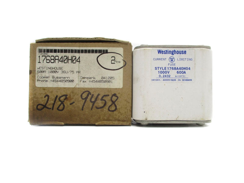 WESTINGHOUSE 1768A40H04 1000V 600A (PKG OF 2) NSMP