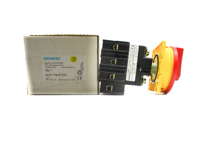 SIEMENS 3LD1718-0TC53 690VAC 100A NSMP