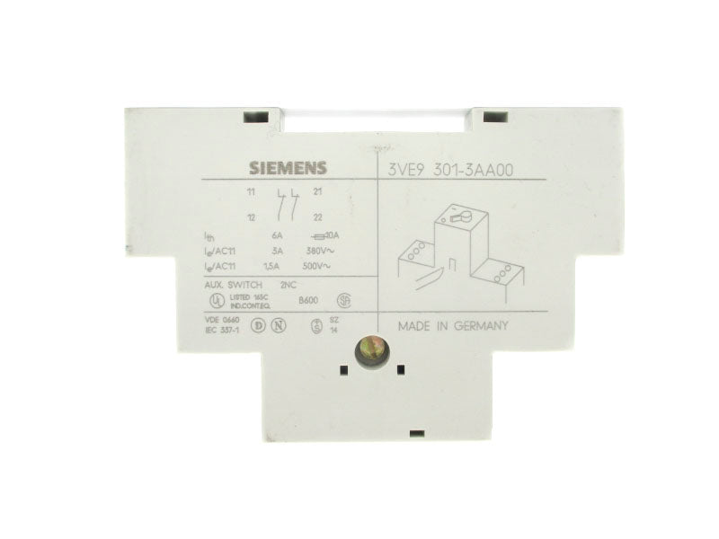 SIEMENS 3VE9301-3AA00 500V 10A NSNP