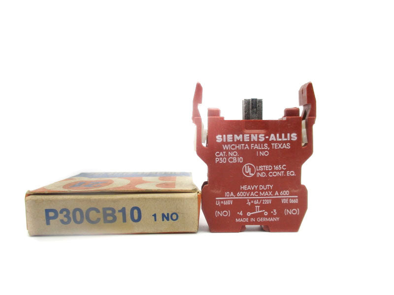 SIEMENS P30CB10 600VAC 10A NSMP
