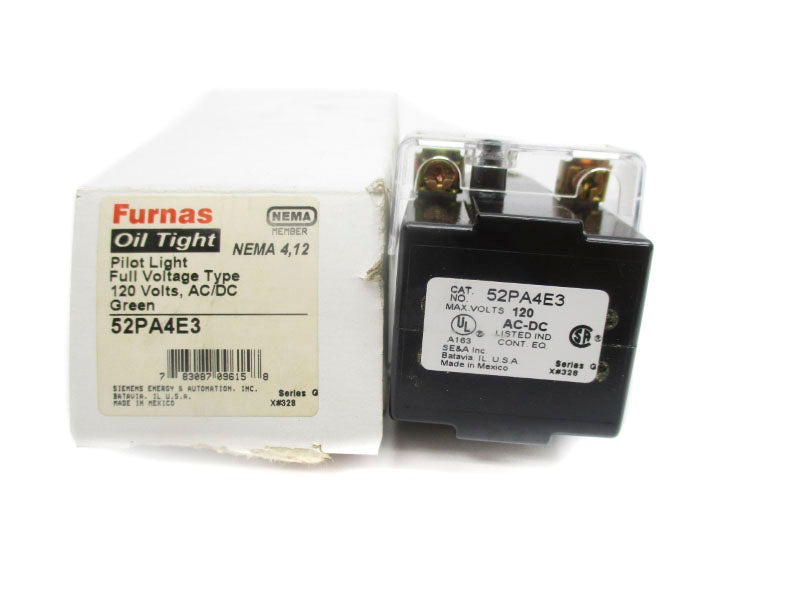 FURNAS 52PA4E3 SER. G 120VAC/DC NSMP