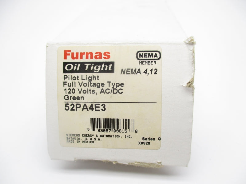 FURNAS 52PA4E3 SER. G 120VAC/DC NSMP