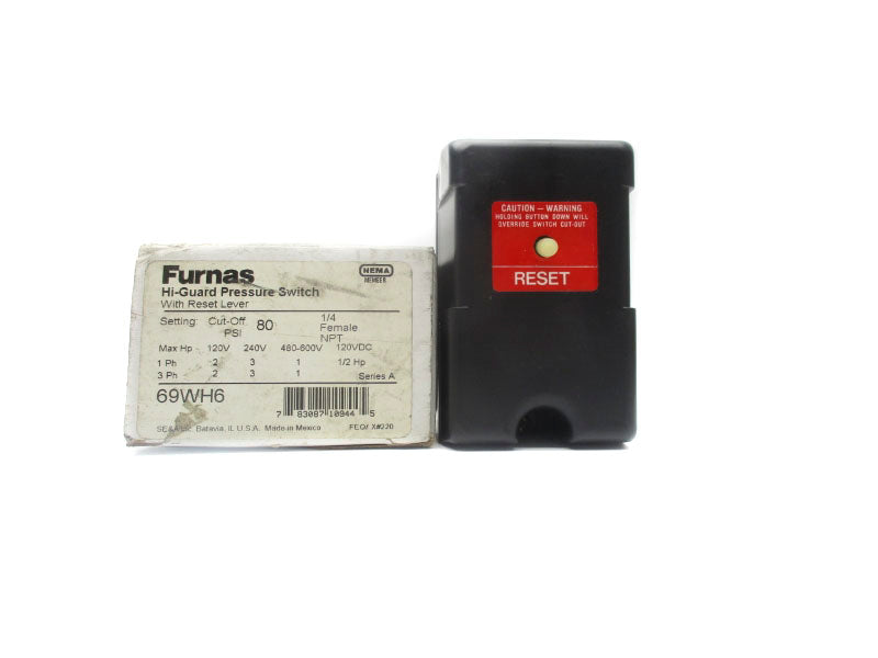 FURNAS 69WH6 SER. A 600V 80PSI 1/4" NSMP