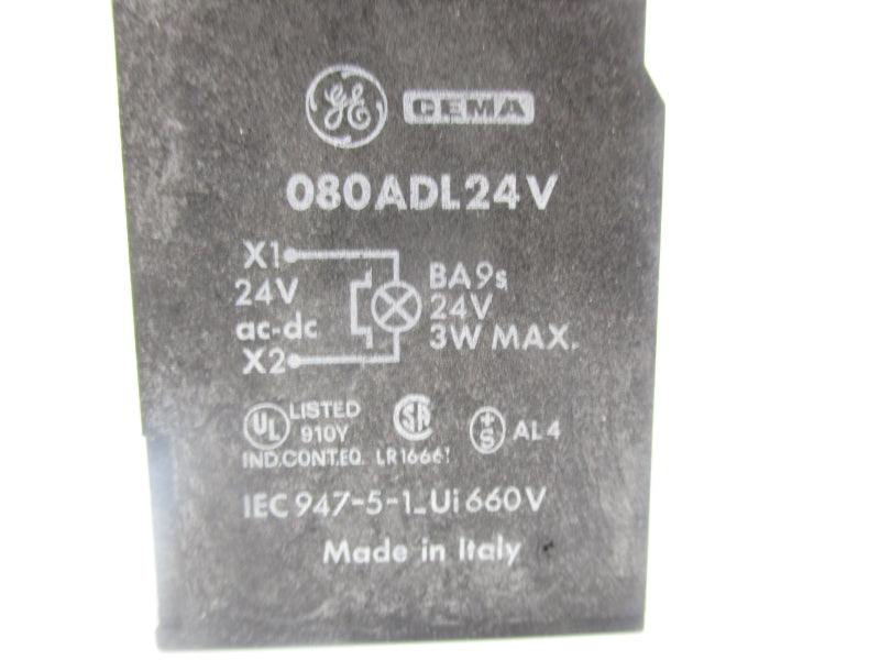 GENERAL ELECTRIC 080ADL24V 24VAC/DC NSNP
