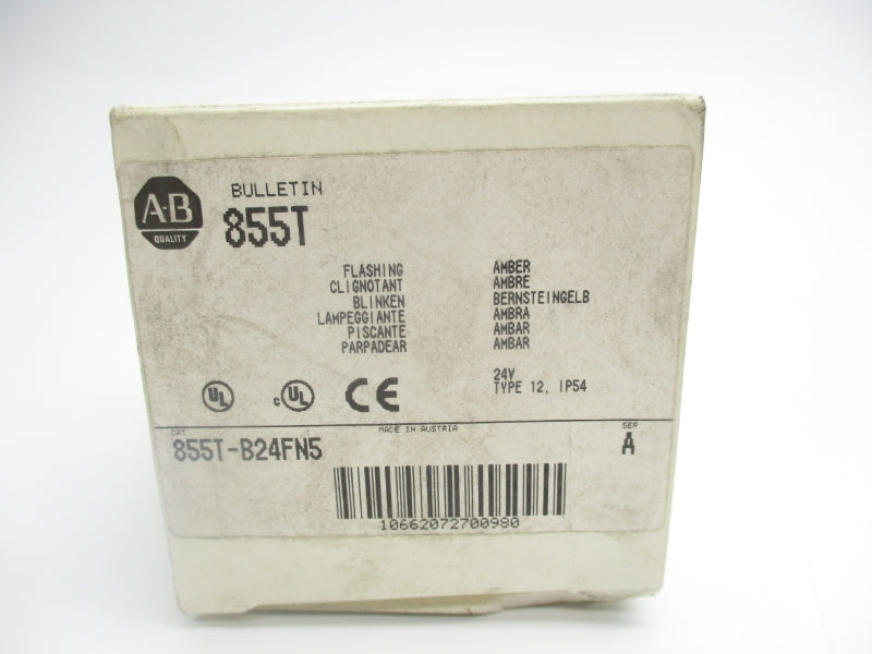 ALLEN BRADLEY 855T-B24FN5 SER. A 24V (WH) NSMP