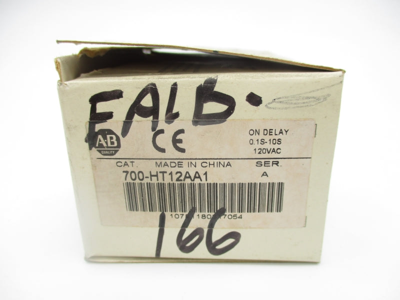 ALLEN BRADLEY 700-HT12AA1 SER. A 120VAC 0.1-10S (WH) NSMP