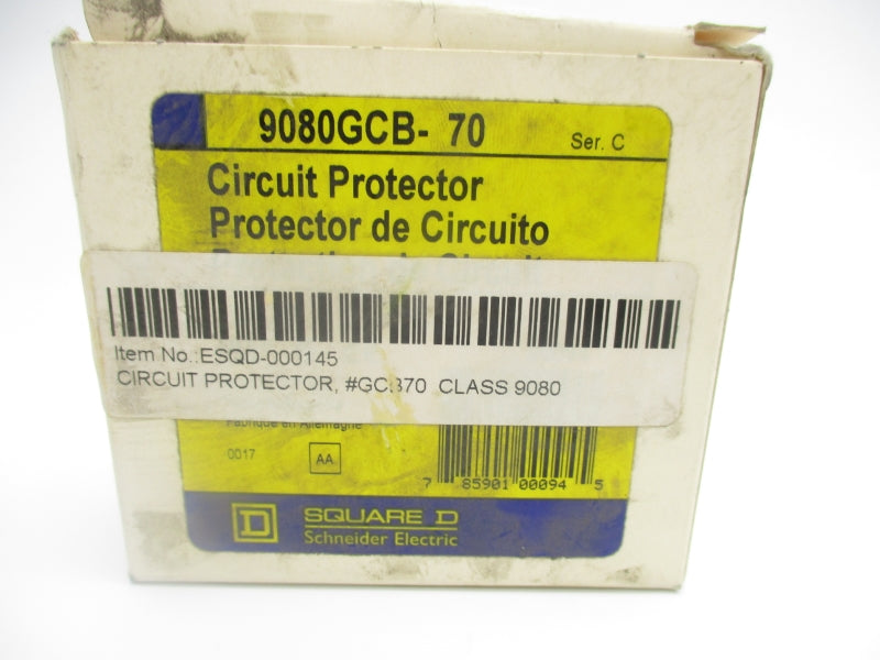 SQUARE D 9080GCB70 SER. C 250VAC 7.0A NSMP