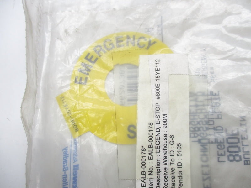 ALLEN BRADLEY 800E-15YE112 SER. A NSMP