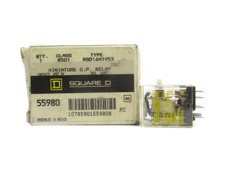 SQUARE D 8501RSD14M1V53 SER. B 24VDC 5 A NSMP