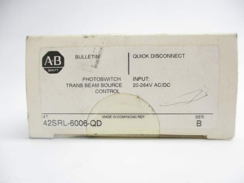 ALLEN BRADLEY 42SRL-6006-QD SER. B 20-264VAC (GY/BL) NSMP