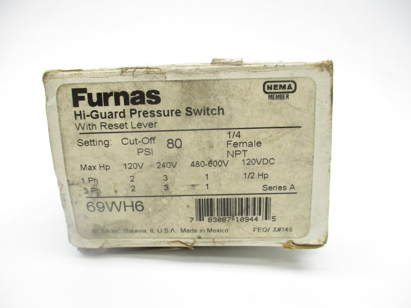 FURNAS 69WH6 600V 80PSI 1/4" NSMP