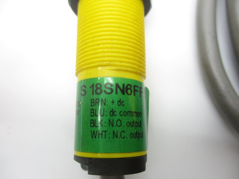 BANNER ENGINEERING S18SN6FF50 10-30VDC NSNP