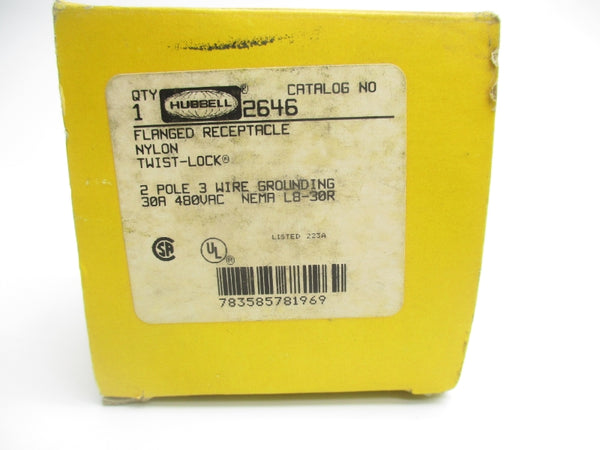 HUBBELL 2646 480VAC 30A NSMP