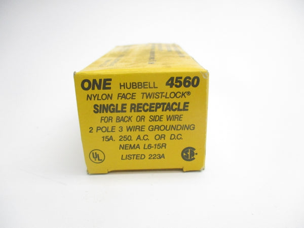 HUBBELL 4560 250VAC 15A NSMP