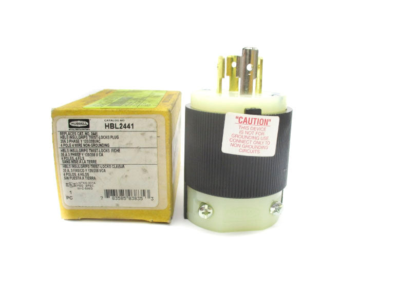 HUBBELL HBL2441 120/208VAC 20A NSMP