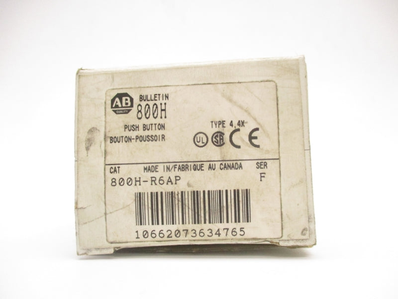 ALLEN BRADLEY 800H-R6AP SER. F (WH) NSMP