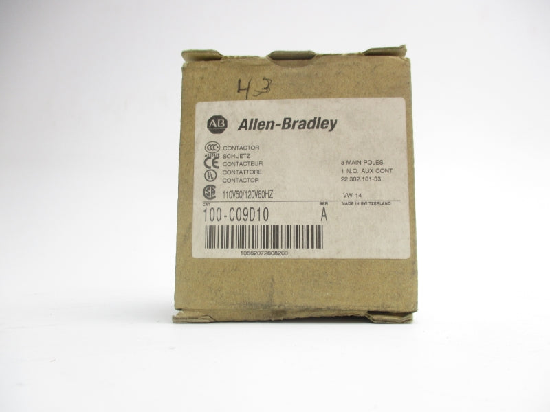 ALLEN BRADLEY 100-C09D10 SER. A 110/120V 32A (BR/WH) NSMP
