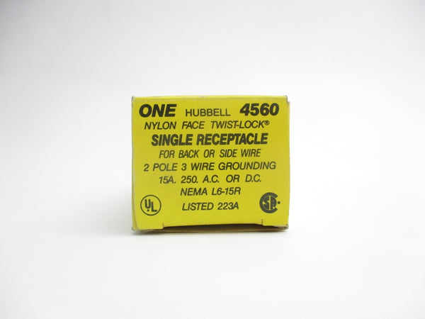 HUBBELL 4560 250VAC 15A NSMP