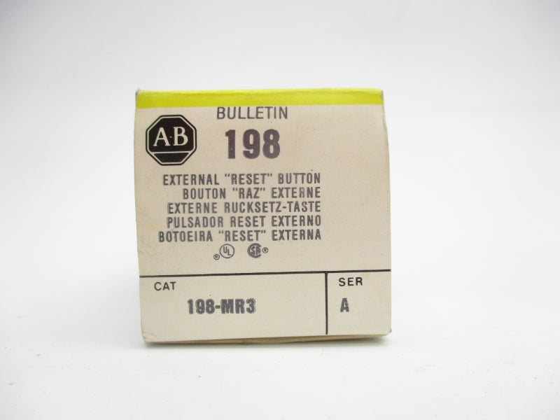 ALLEN BRADLEY 198-MR3 SER. A (BK/YL) NSMP