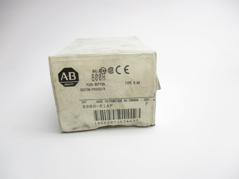ALLEN BRADLEY 800H-R1AP SER. F (WH) NSMP